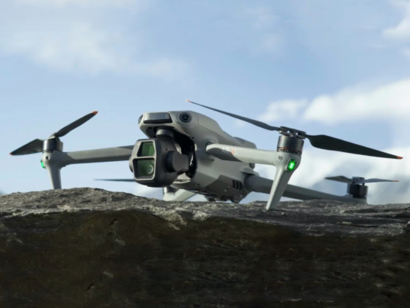 DJI Air 4 review leaked prototype showing triple camera sensor array