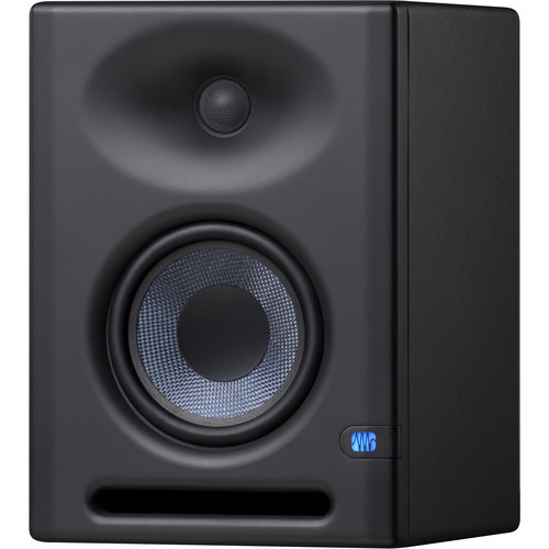 PreSonus Eris E5 XT MkII rear panel with acoustic tuning controls
