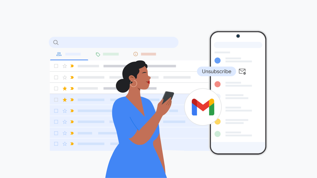 Gmail AI subscription manager Manage Subscriptions interface