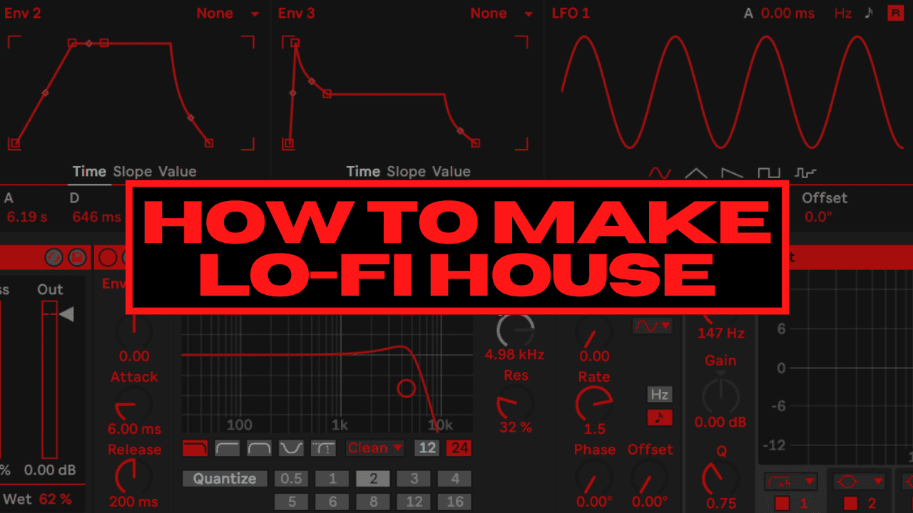 Ableton Live에서 스윙 설정과 Lo-Fi 하우스 드럼 프로그래밍