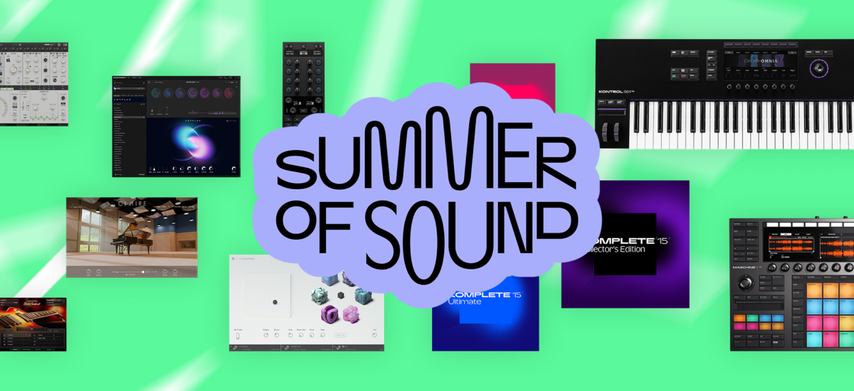 Plugin Boutique 썸머 세일 2025 Native Instruments Summer of Sound 프로모션 배너