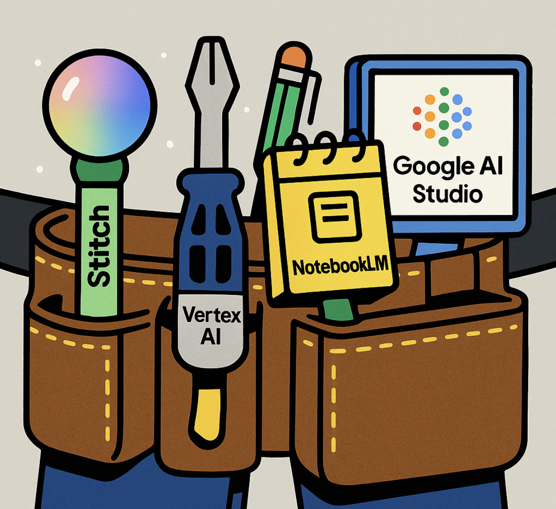 AI design tools comparison — Google Stitch text prompt interface