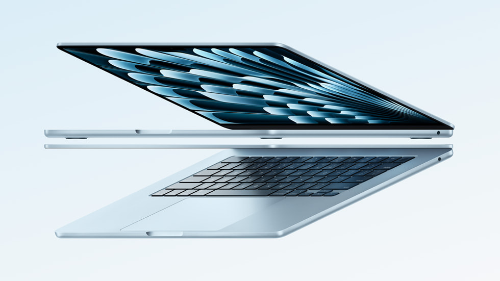 WWDC 2025 hardware highlight: MacBook Air M4 in Sky Blue color