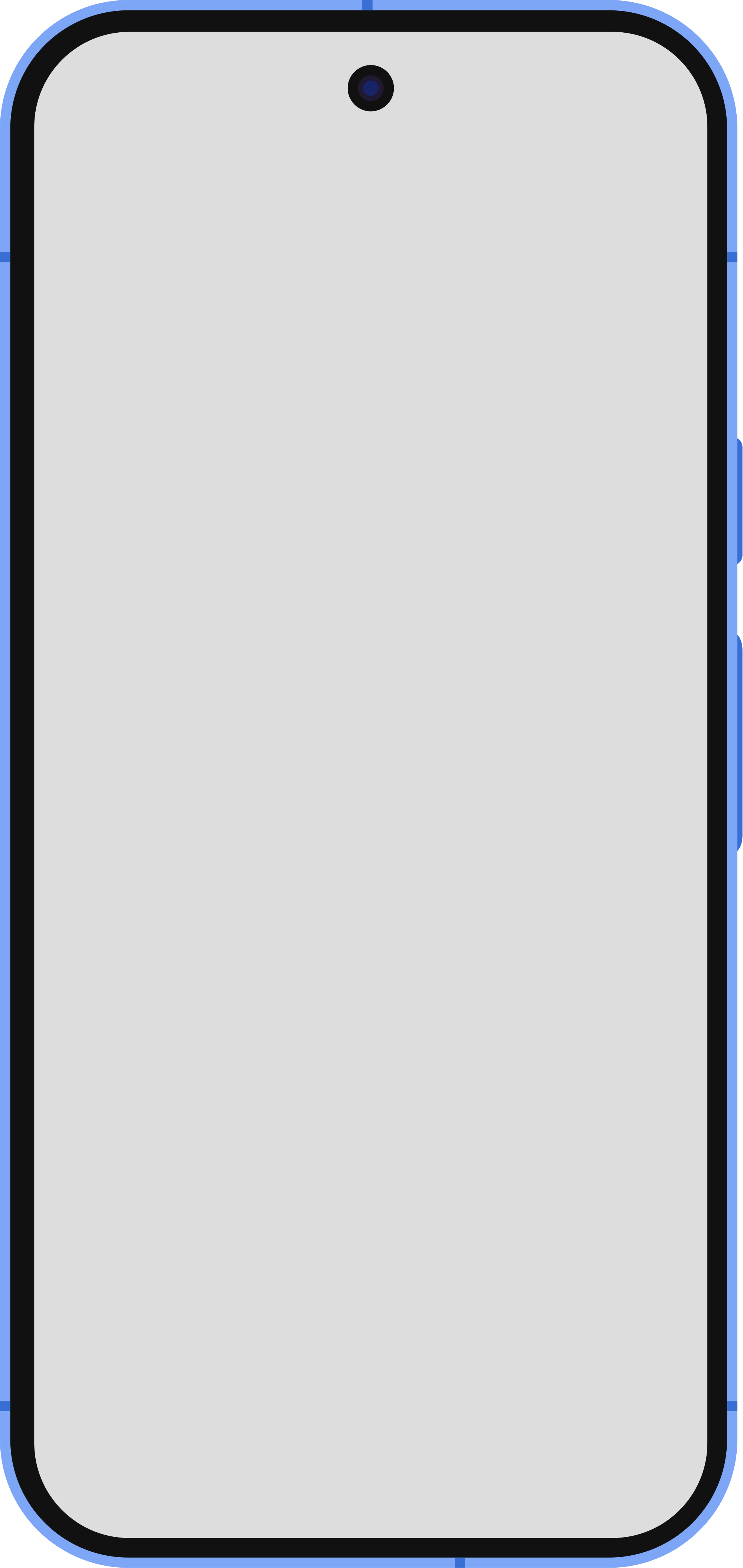 Pixel 10 인디고 색상 전면