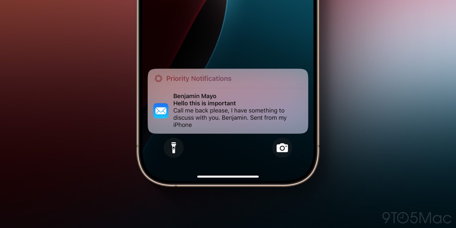 iOS 18.4 Priority Notifications on iPhone Lock Screen
