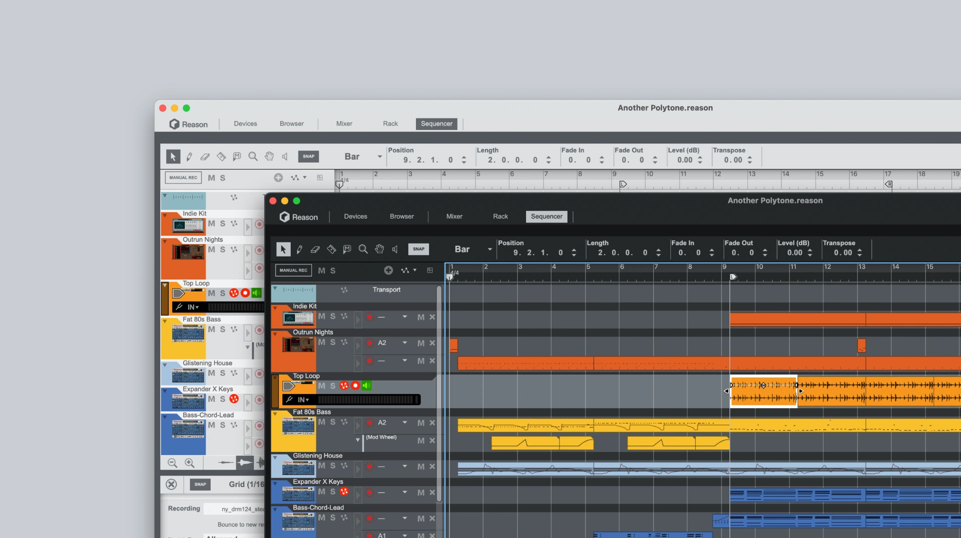 Reason 13 Rack Extension SDK 인터페이스 개요