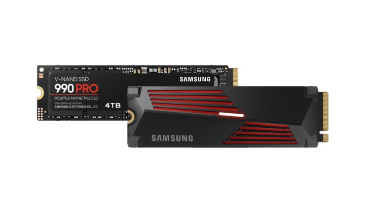 Samsung 990 Pro 4TB NVMe SSD 제품 사진