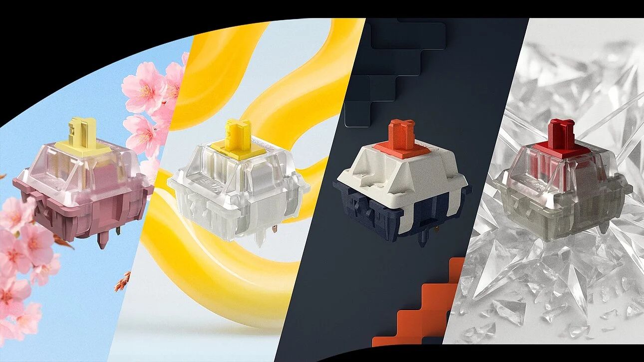 mechanical keyboard switches comparison - Cherry MX next-generation lineup