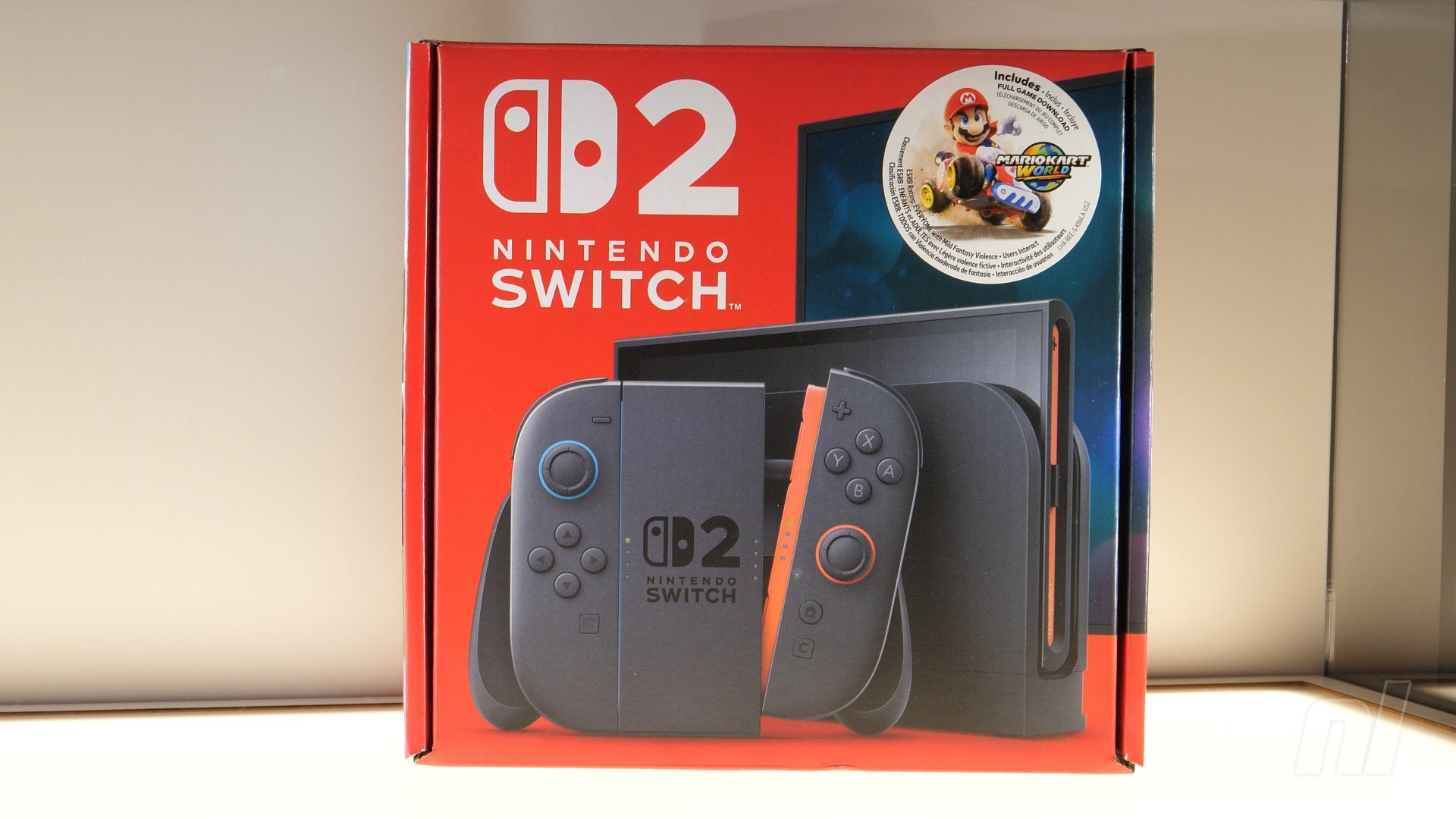Nintendo Switch 2 console with Joy-Con controllers