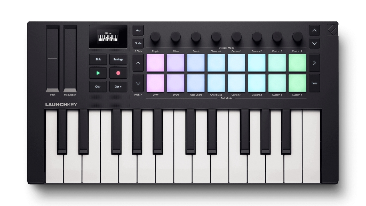 Novation Launchkey Mini MK4 MIDI 컨트롤러 RGB 패드