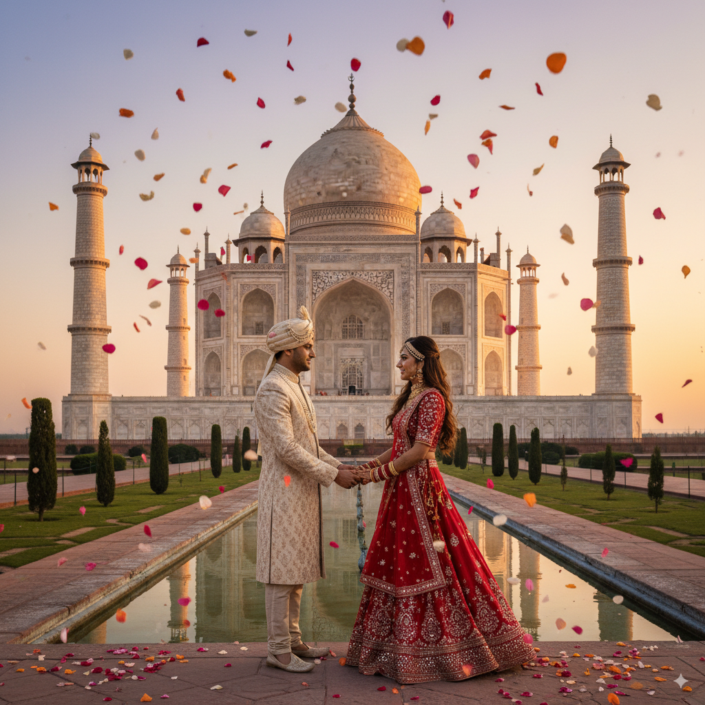 Eternal Love at the Taj