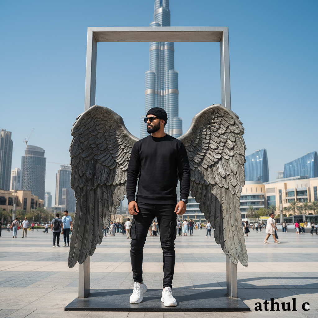 Dubai Street Style Fashion Portrait