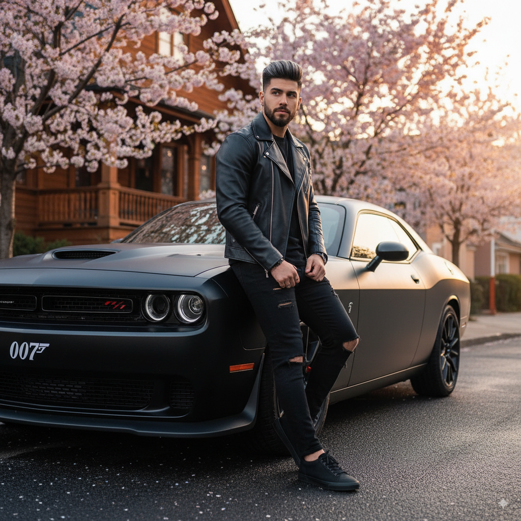 Dodge Challenger Streetwear Portrait