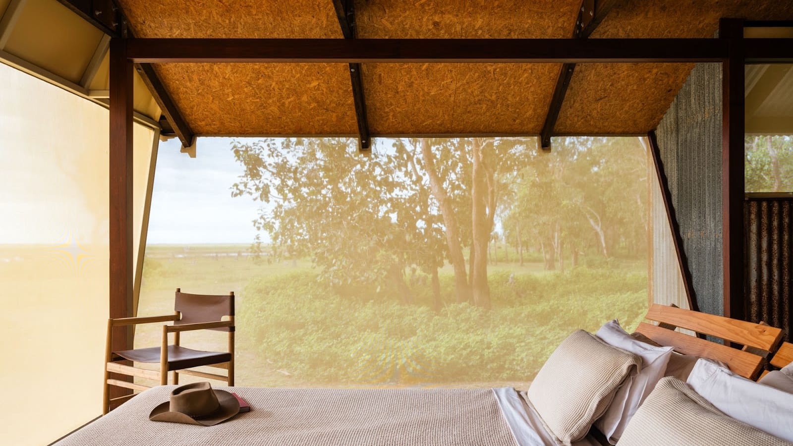 Confortable chambre à Bamurru Plains Kakadu