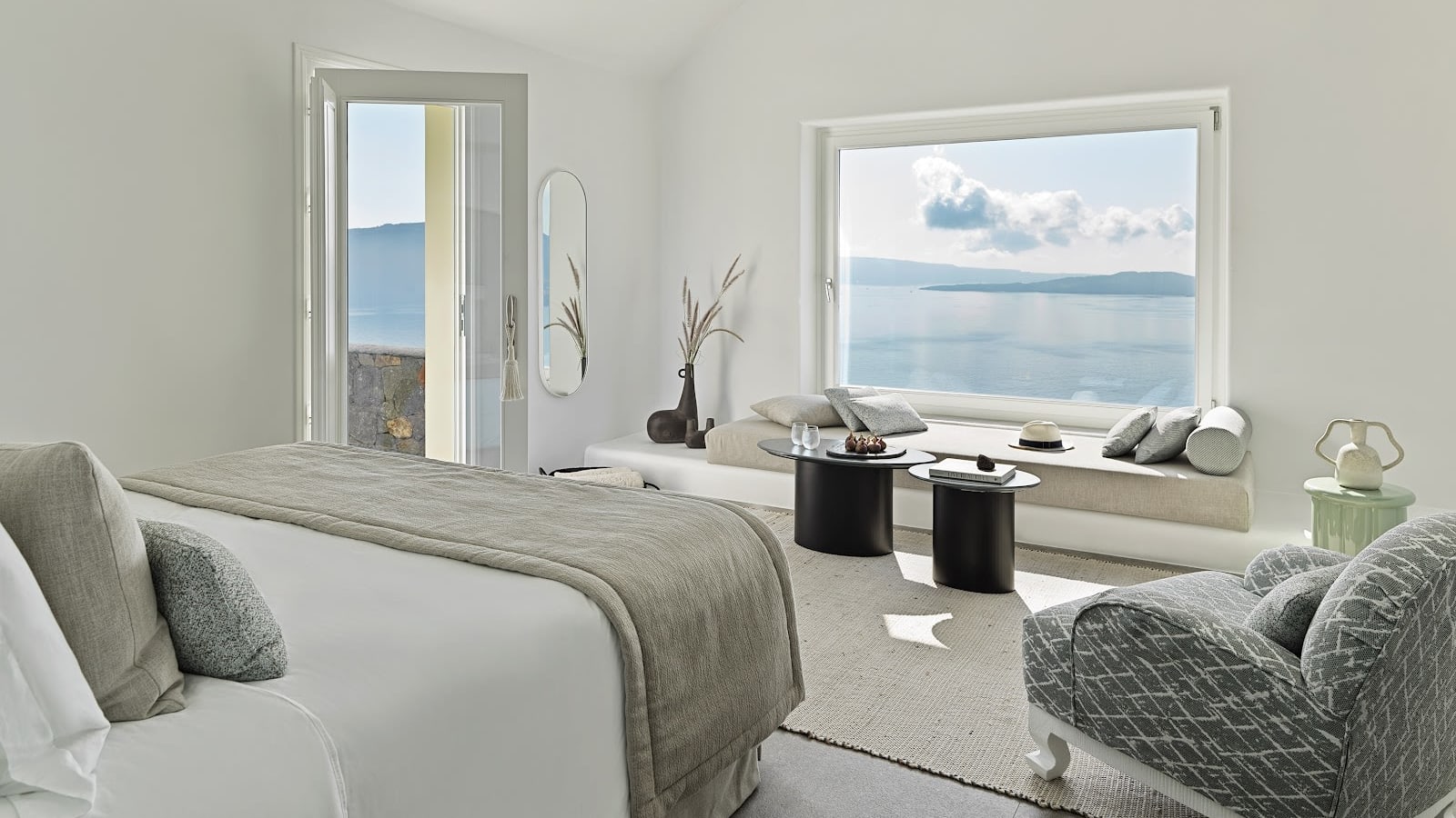 Elegant room at Canaves Oia Suites Santorini
