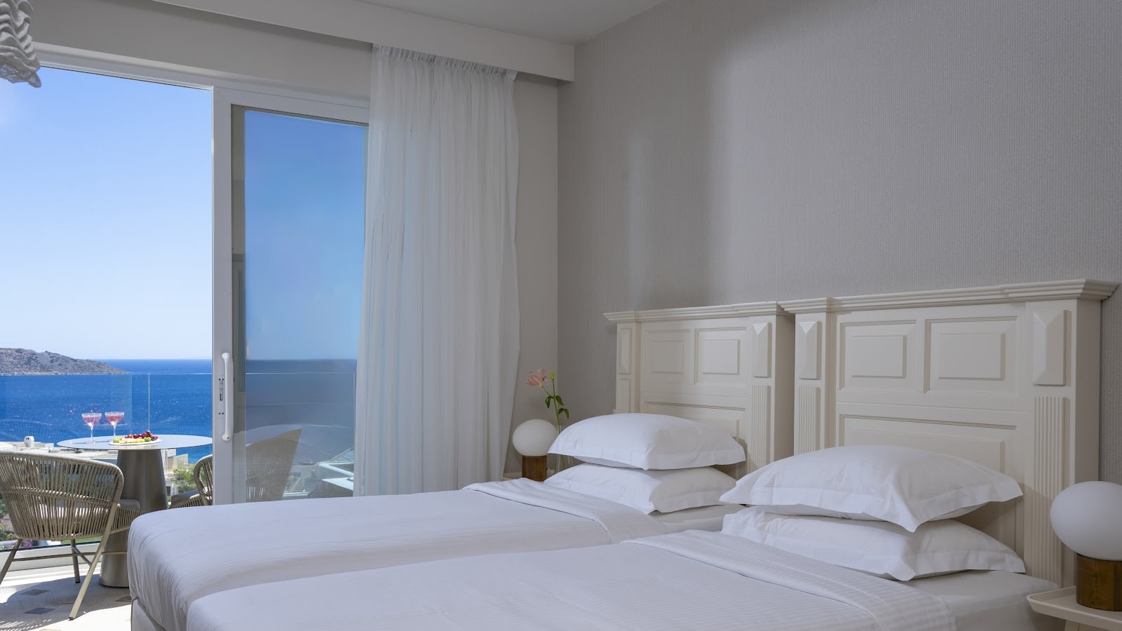 Chambre lumineuse Elounda Gulf Villas Elounda, Crète
