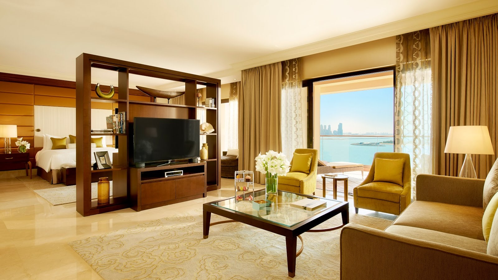 Elegant suite at Fairmont The Palm Dubai