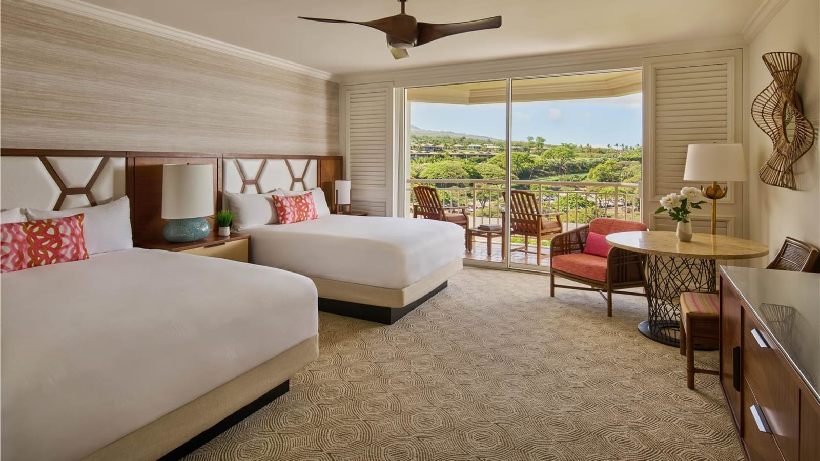 Confortable chambre au Grand Wailea, A Waldorf Astoria Resort Maui