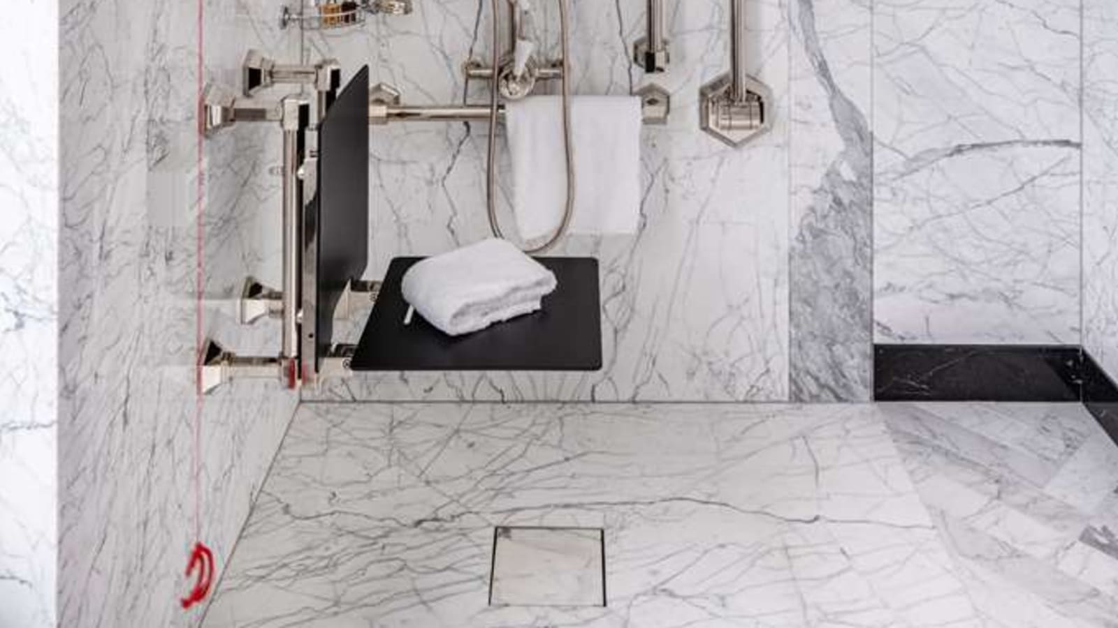 Elegant shower space at Great Scotland Yard Hotel London