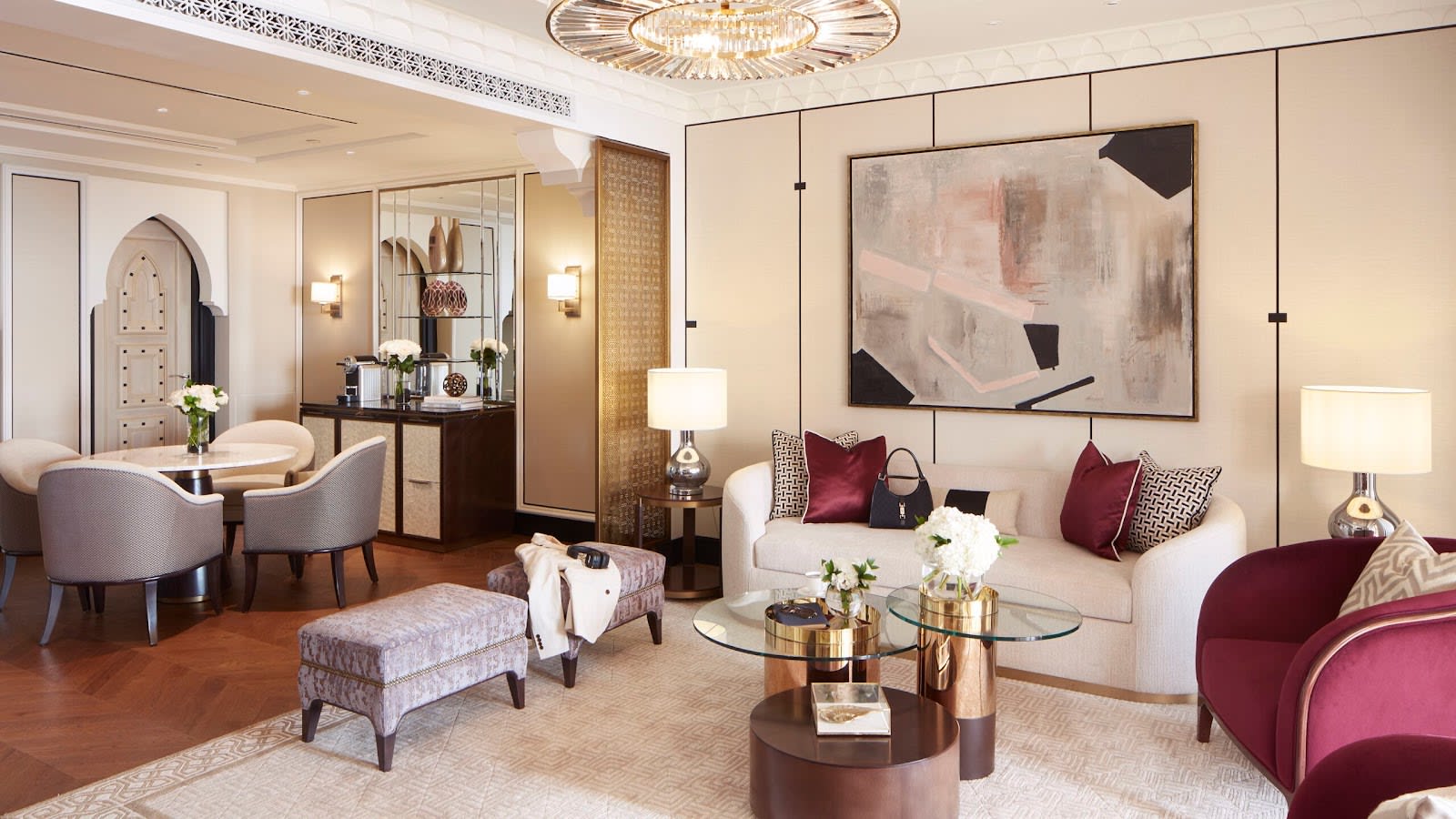 Élégante suite Jumeirah Mina A'Salam Dubaï