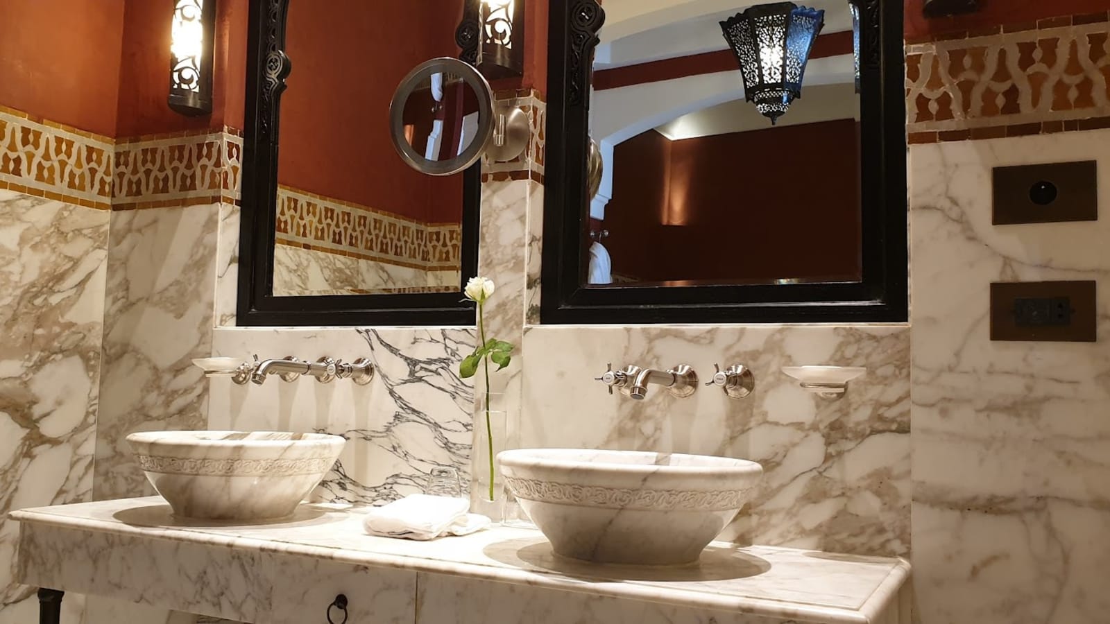 Elegant bathroom at La Mamounia Marrakech