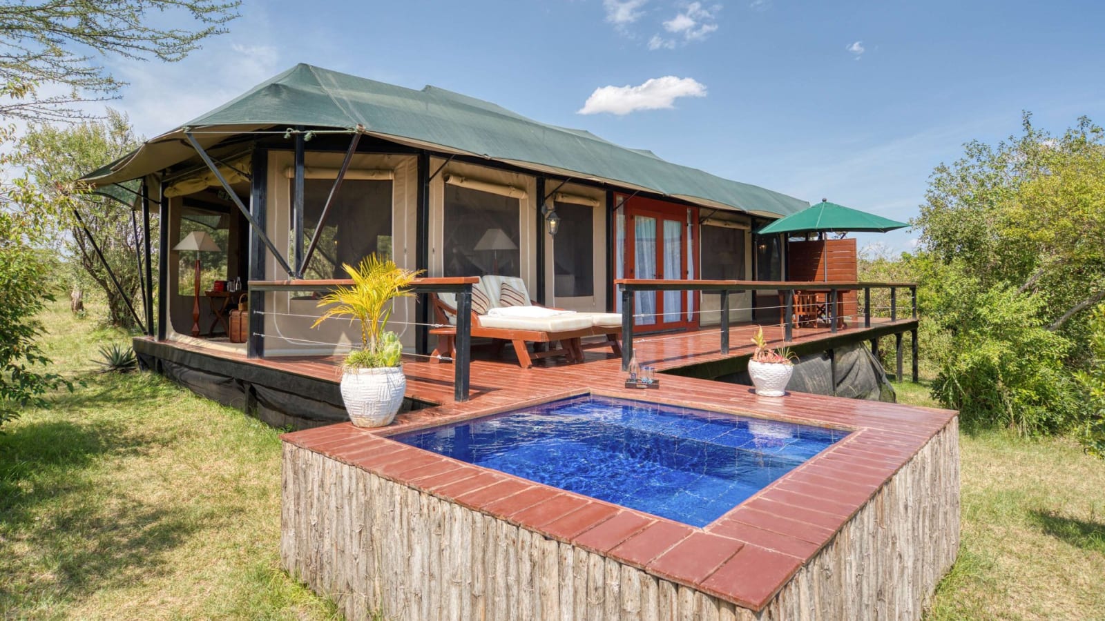 Luxurious suite Olare Mara Kempinski Masai Mara