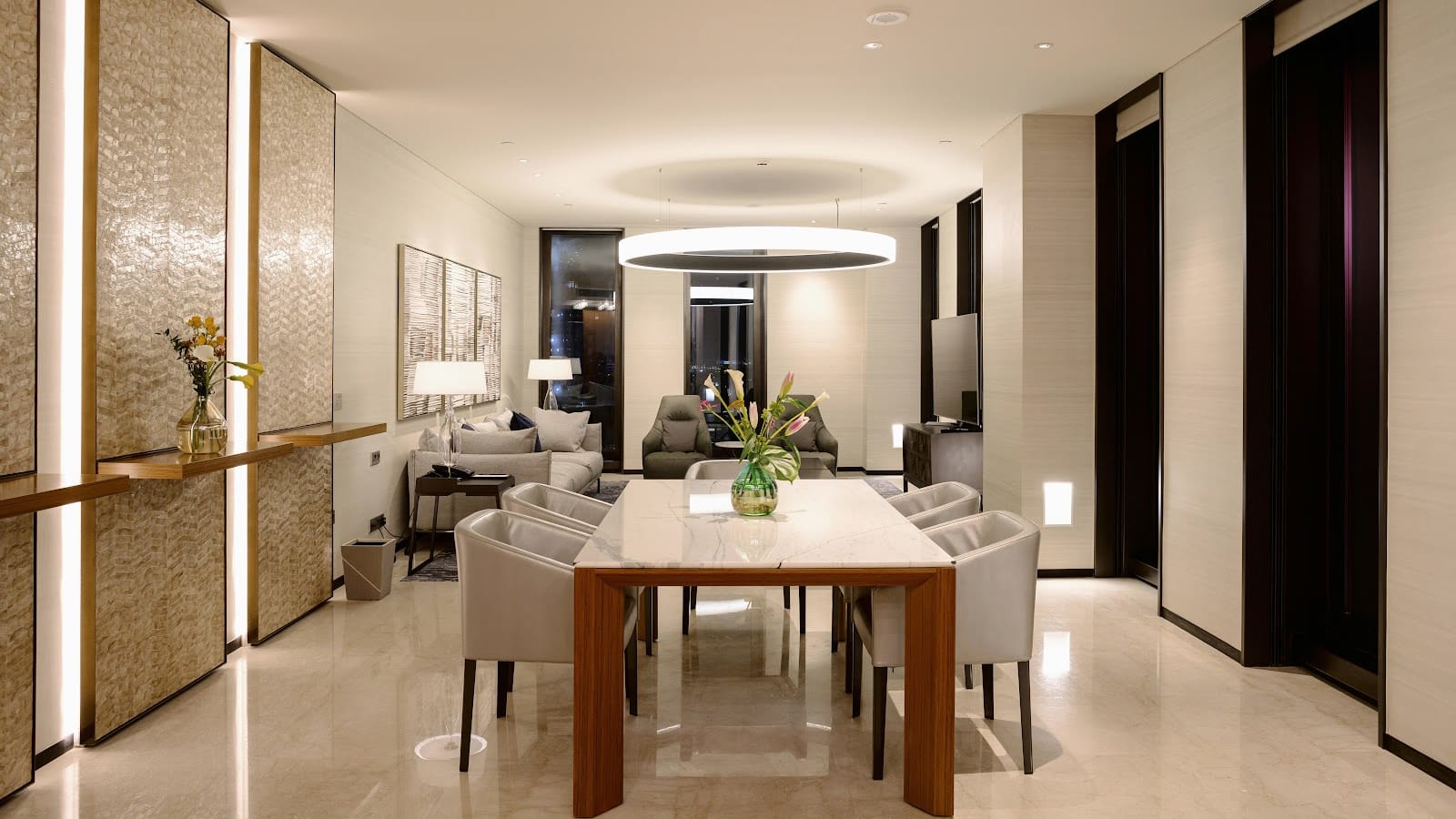 Elegant suite at Park Hyatt Doha