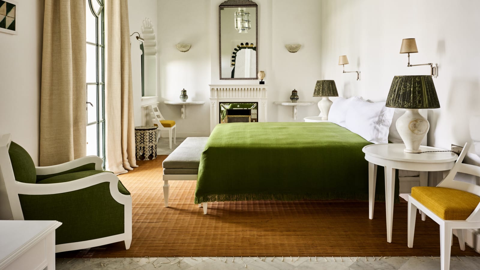 Chambre lumineuse Villa Mabrouka Tanger