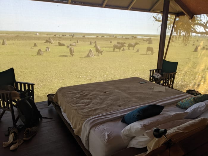 Confortable chambre à Bamurru Plains Kakadu