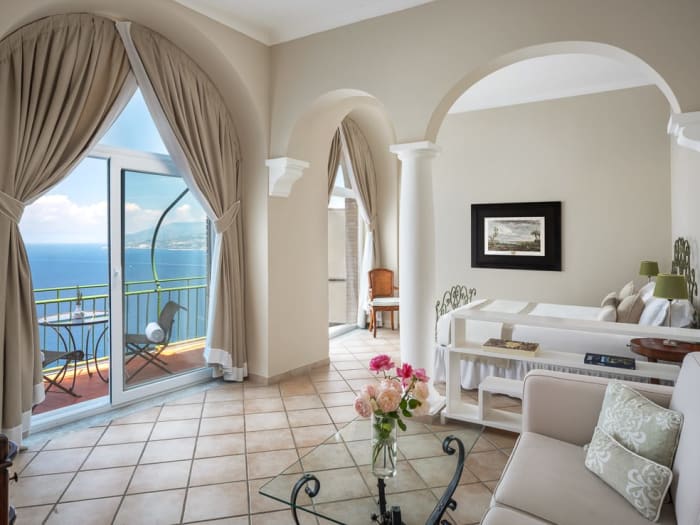 Luxueuse chambre Hôtel Caesar Augustus Île de Capri