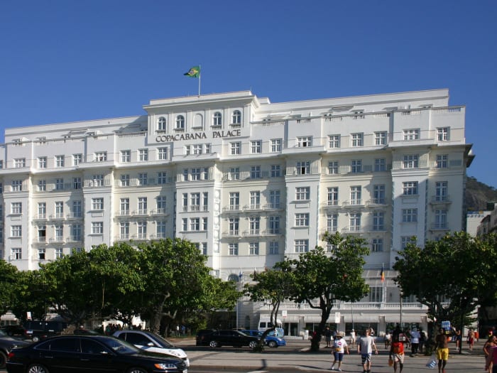 Elegant Copacabana Palace Rio de Janeiro