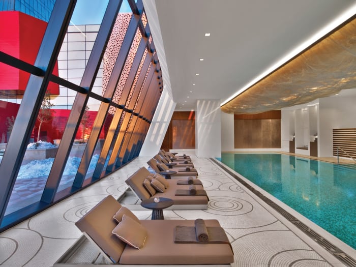 Elegant Fairmont Baku Flame Towers Baku