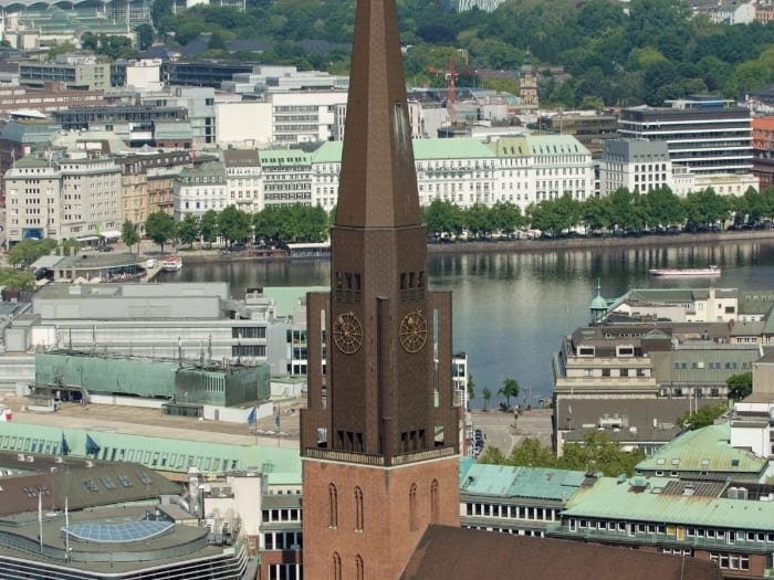 Panoramique Fairmont Hotel Vier Jahreszeiten Hamburg