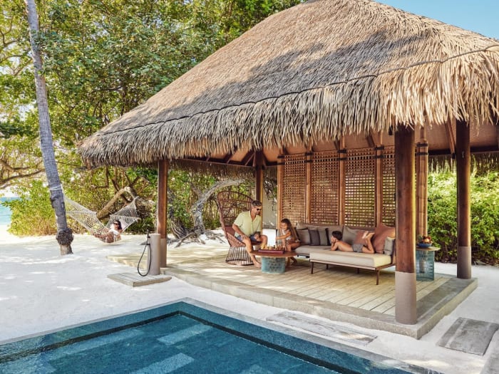 Cozy suite at Joali Maldives Raa Atoll