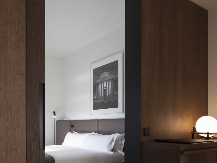 Élégante suite au Kozmo Hotel Suites & Spa Budapest