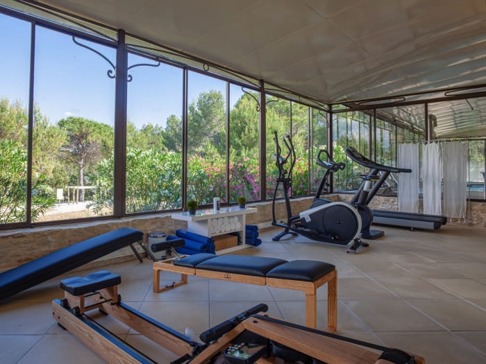 Espace relaxant à l'Hôtel Le Phébus & Spa - Villa des Anges Joucas