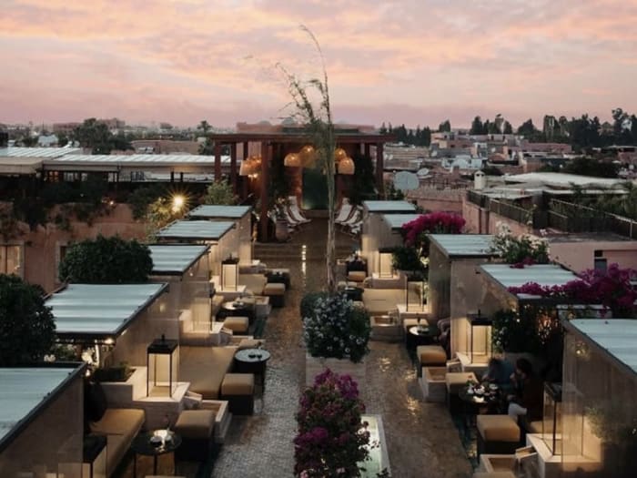 Élégant Skybar aux Jardins de la Koutoubia Marrakech