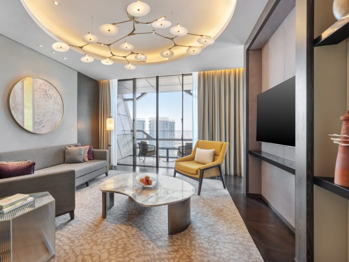 Elegant suite at Mandarin Oriental Downtown Dubai