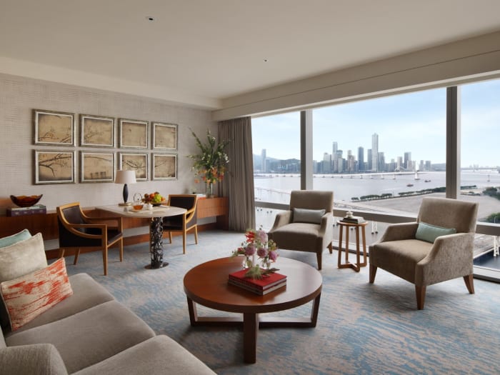 Elegant suite at Mandarin Oriental, Macau