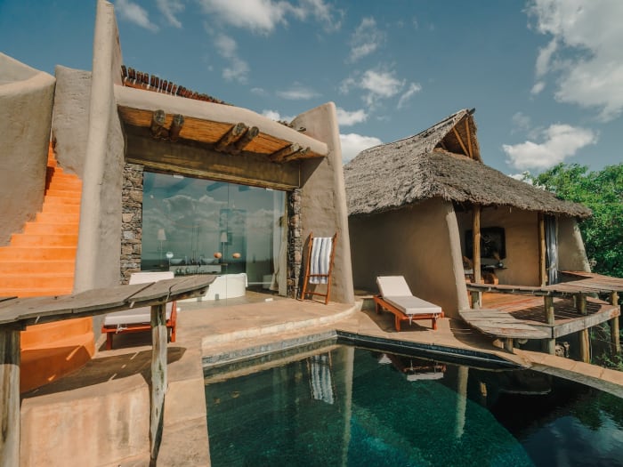 Élégant ol Donyo Lodge Chyulu Hills - Amboseli