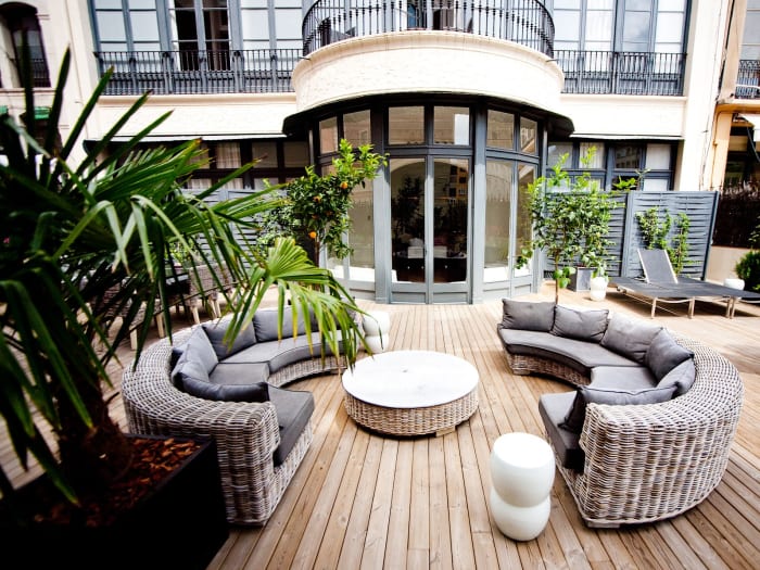 Espace détente Praktik Rambla Barcelone