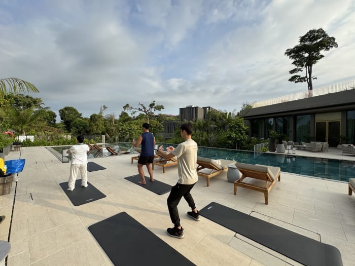 Wellness space at Raffles Sentosa Resort & Spa Singapore