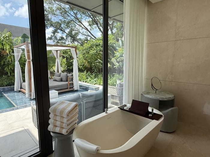 Elegant suite at Raffles Sentosa Resort & Spa Singapore