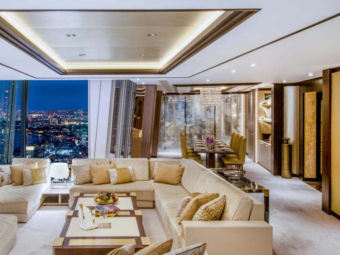 Luxueuse Suite Shangri-La The Shard Londres