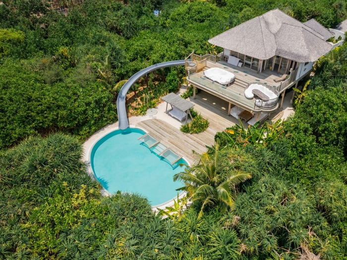 Spacieuse suite Soneva Jani Atoll de Noonu