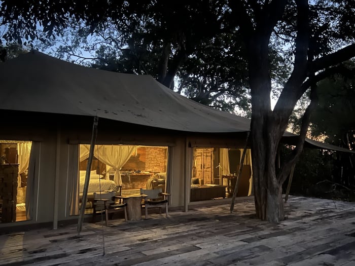 Chaleureux Tembo Plains Camp Région de Mana Pools