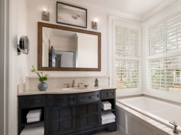 Elegant bathroom at The Ritz-Carlton Reynolds Lake Oconee Greensboro, Georgia
