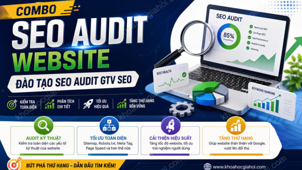 Combo Seo Audit Website – Khóa Đào Tạo Seo Audit Gtv Seo