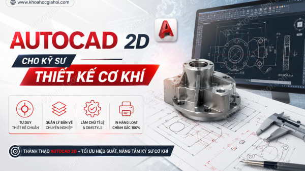 Khóa Học Autocad 2d Cho Kỹ Sư Thiết Kế Cơ Khí