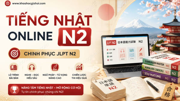 Khóa Học Tiếng Nhật Online Khóa N2